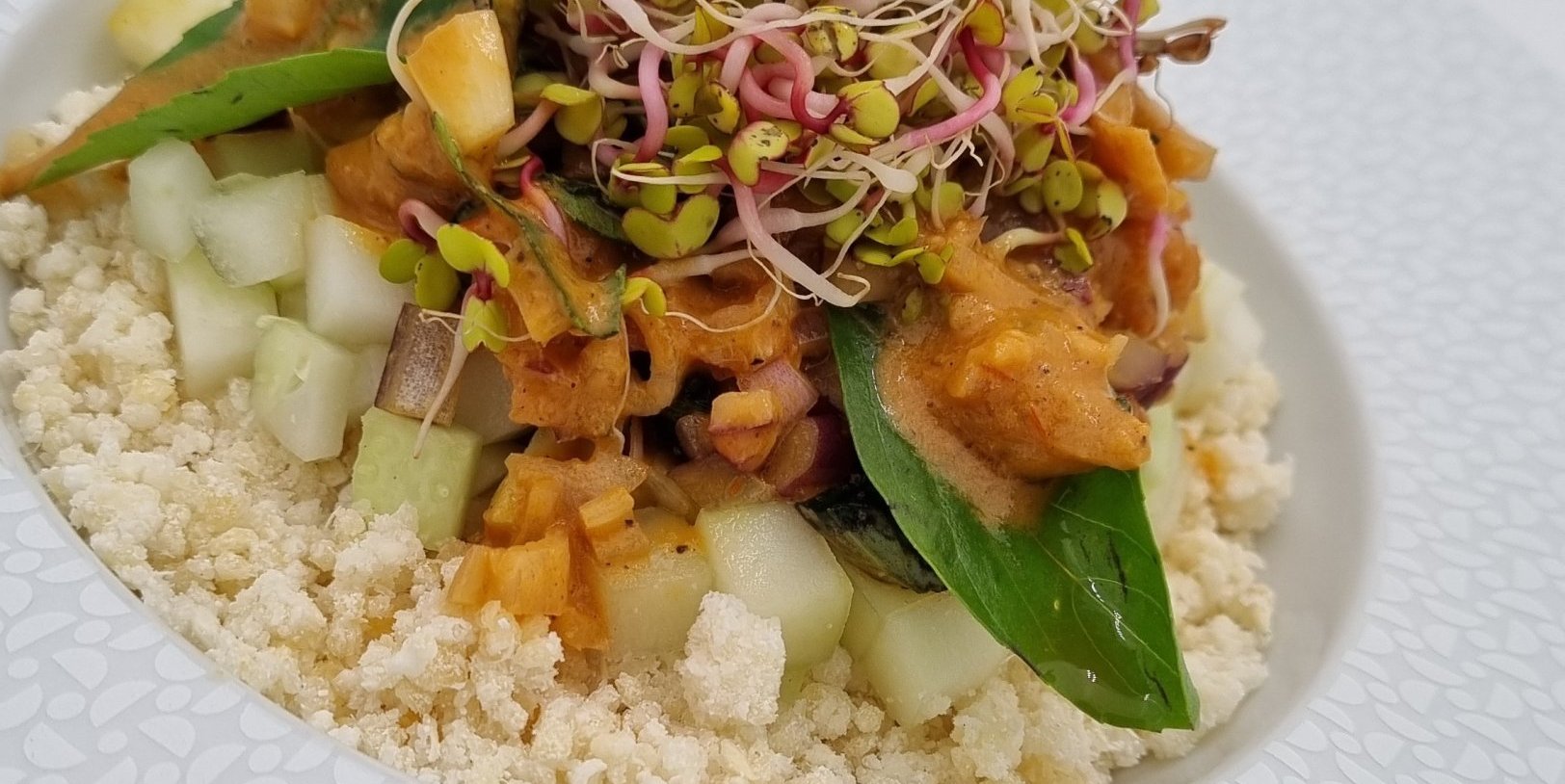 TARTARE DE SAUMON AU GROS MANIOC