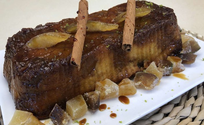 PUDDING AUX FRUITS CONFITS
