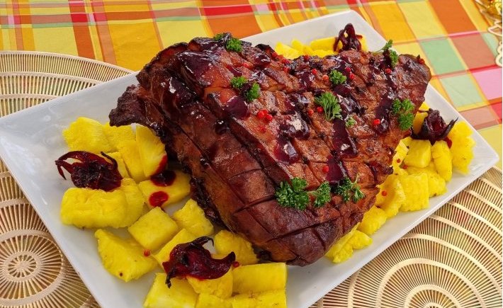 JAMBON DE NOËL AUX GROSEILLES PAYS