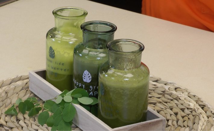 Smoothie détox au moringa