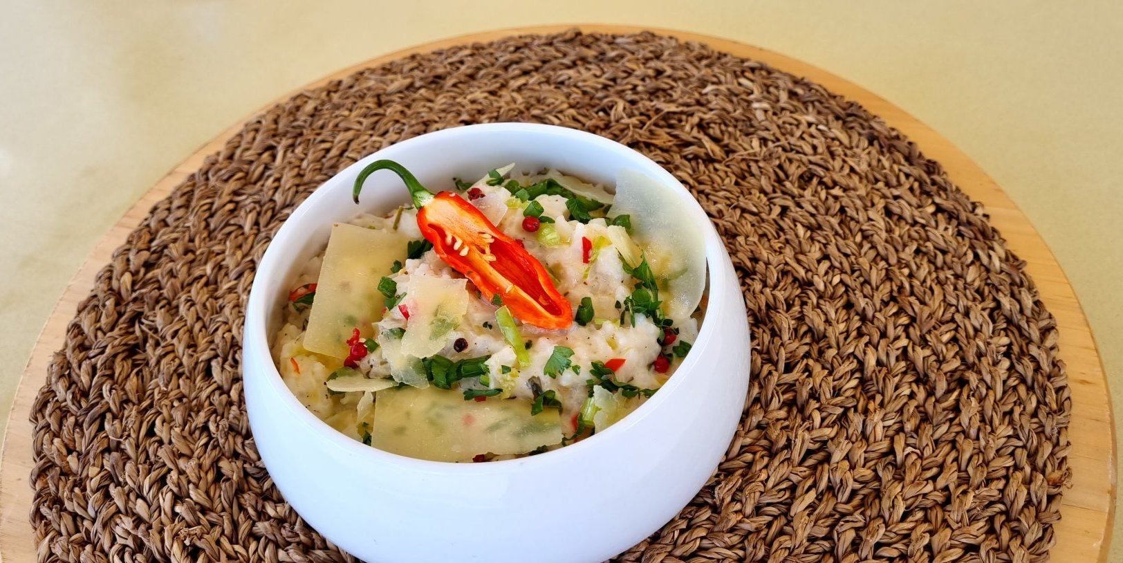 RISOTTO AUX PIMENTS VÉGÉTARIENS