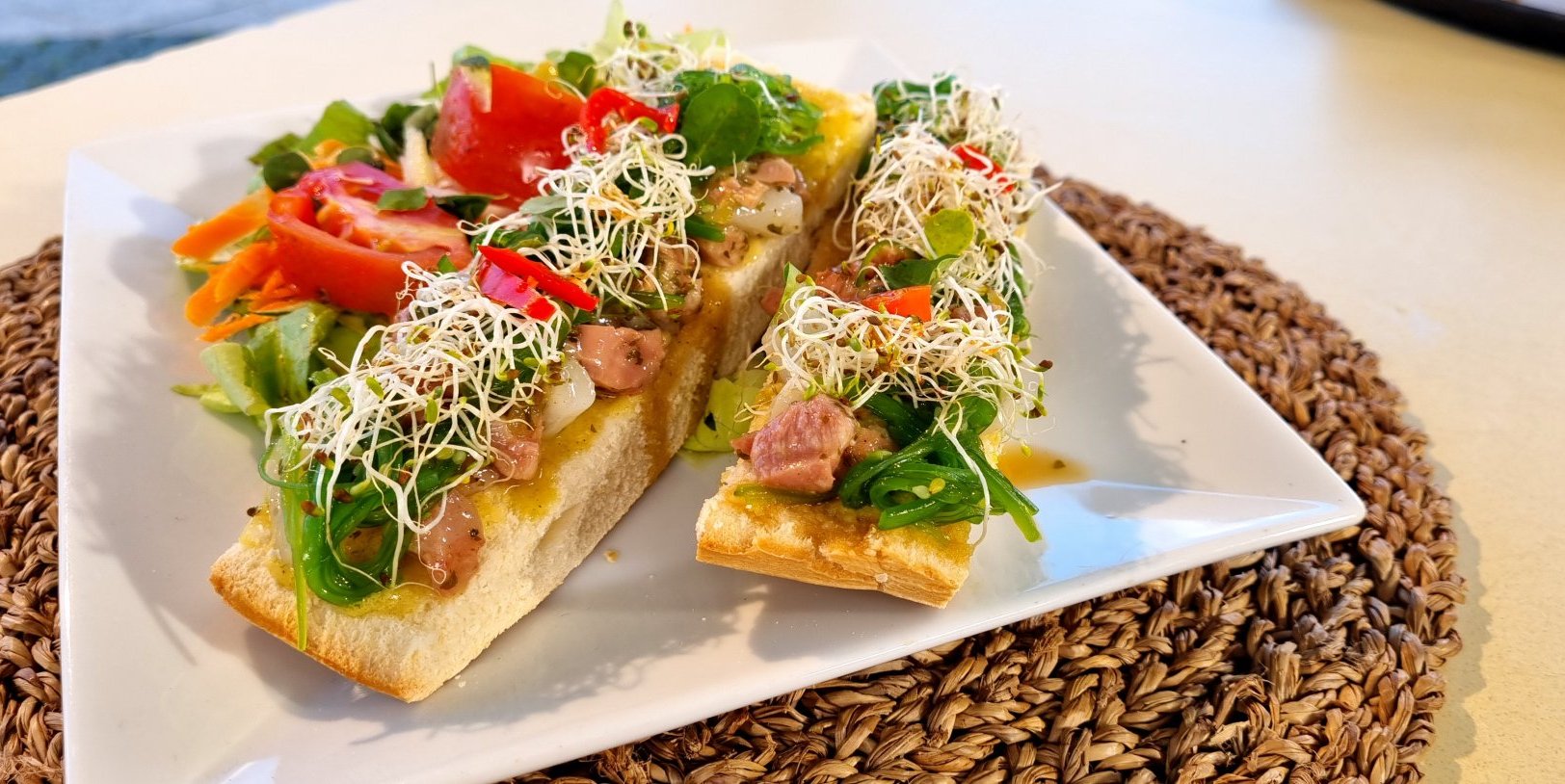 TARTINE DE SALADE DE PORC