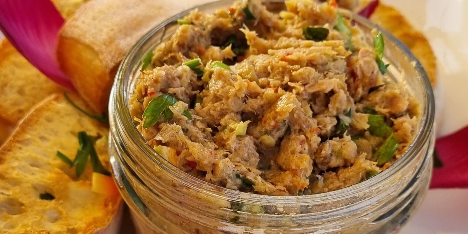 RILLETTE DE PORC AUX PIMENTS VÉGÉTARIENS