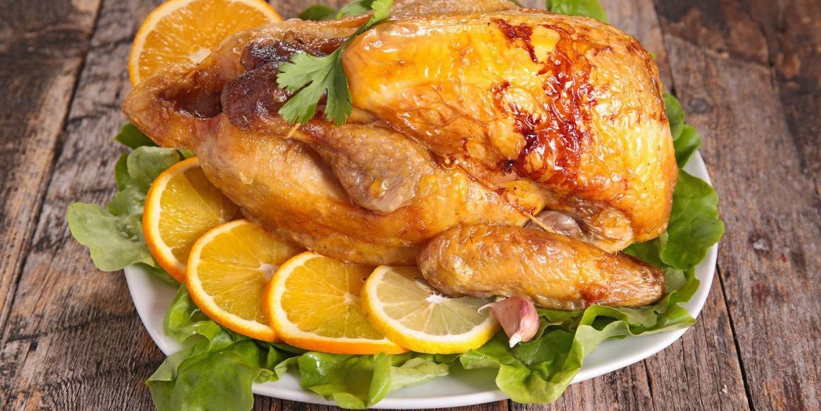 PINTADE RÔTIE À L’ORANGE 