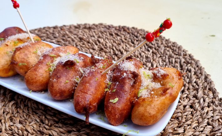 BEIGNETS DE BANANES JAUNES