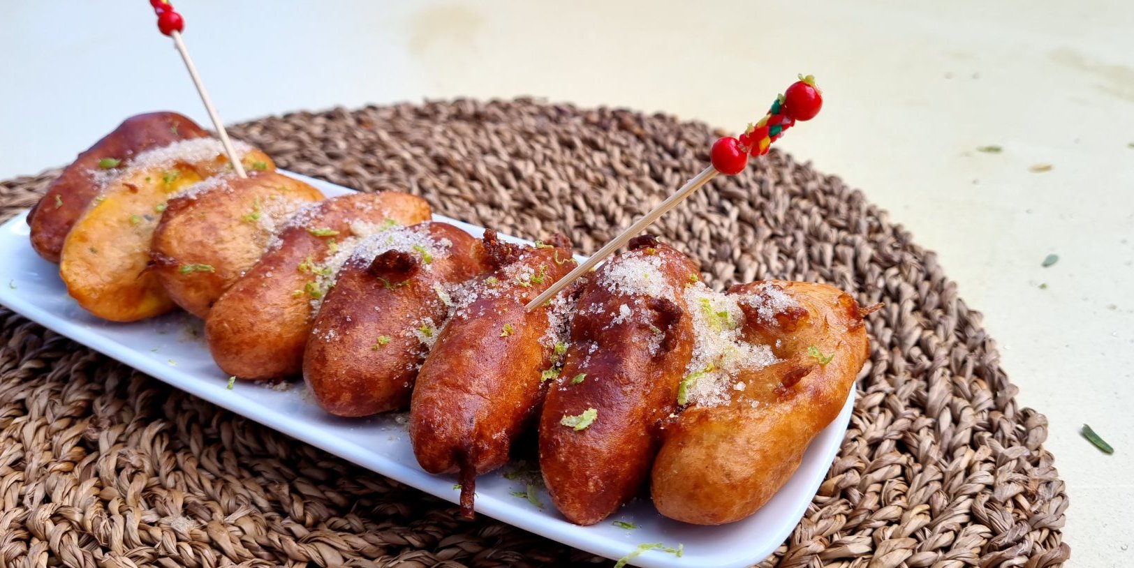 BEIGNETS DE BANANES JAUNES