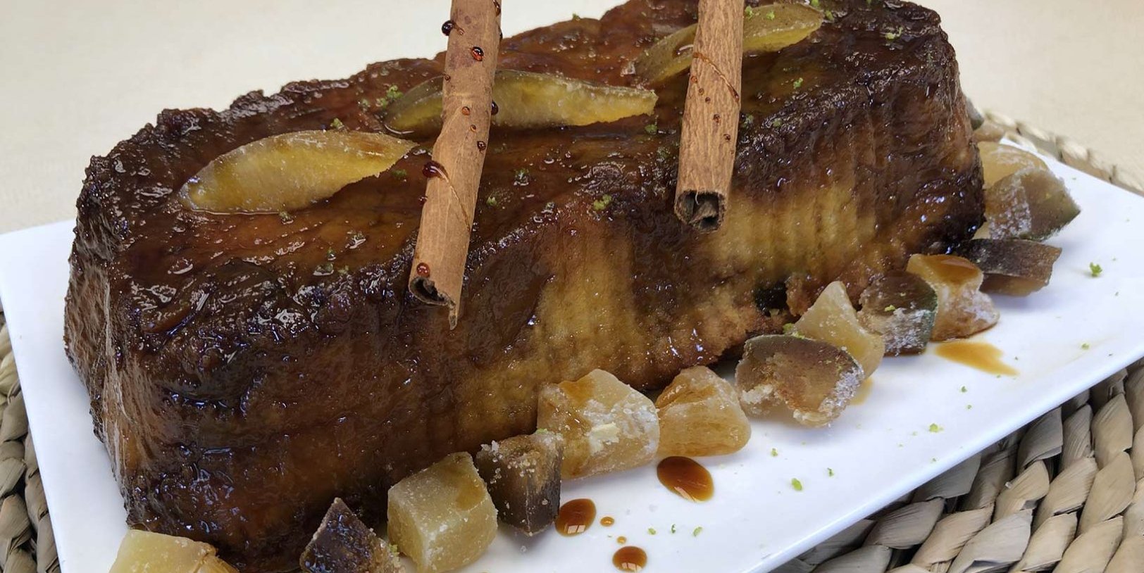 PUDDING AUX FRUITS CONFITS