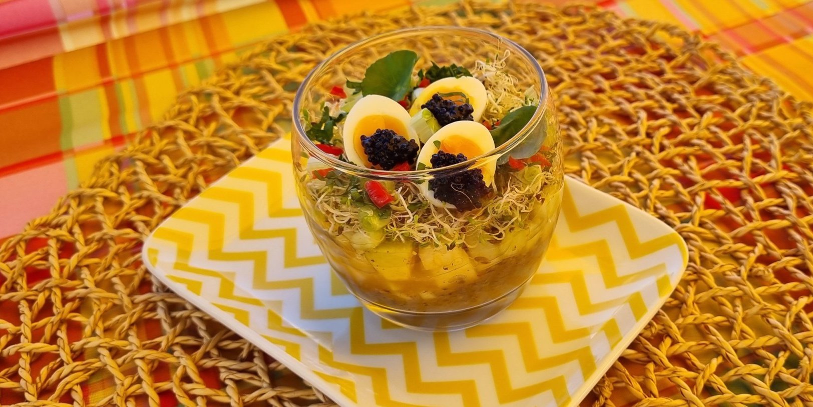 VERRINE FRAÎCHEUR AU CAVIAR D’AUBERGINE