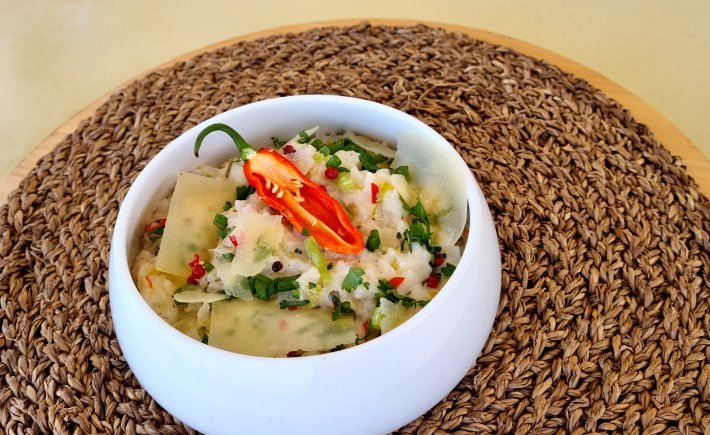 RISOTTO AUX PIMENTS VÉGÉTARIENS