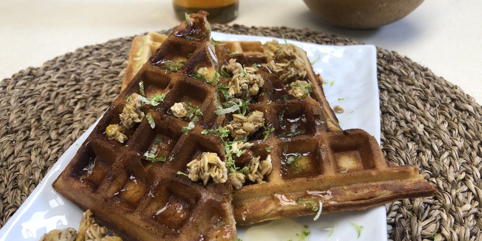 GAUFRE MIEL ET CITRON VERT