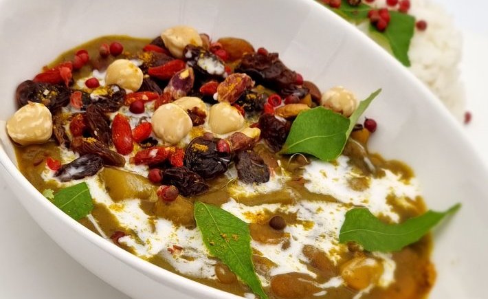 CURRY DE POIS COLORÉS