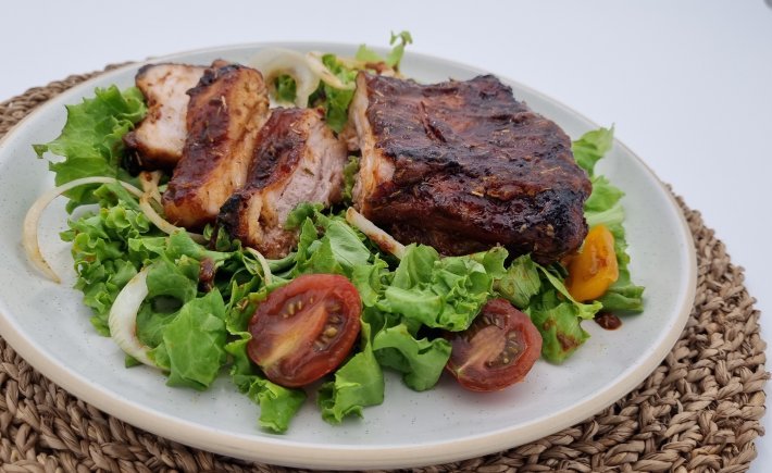 TRAVERS DE PORC SAUCE BARBECUE