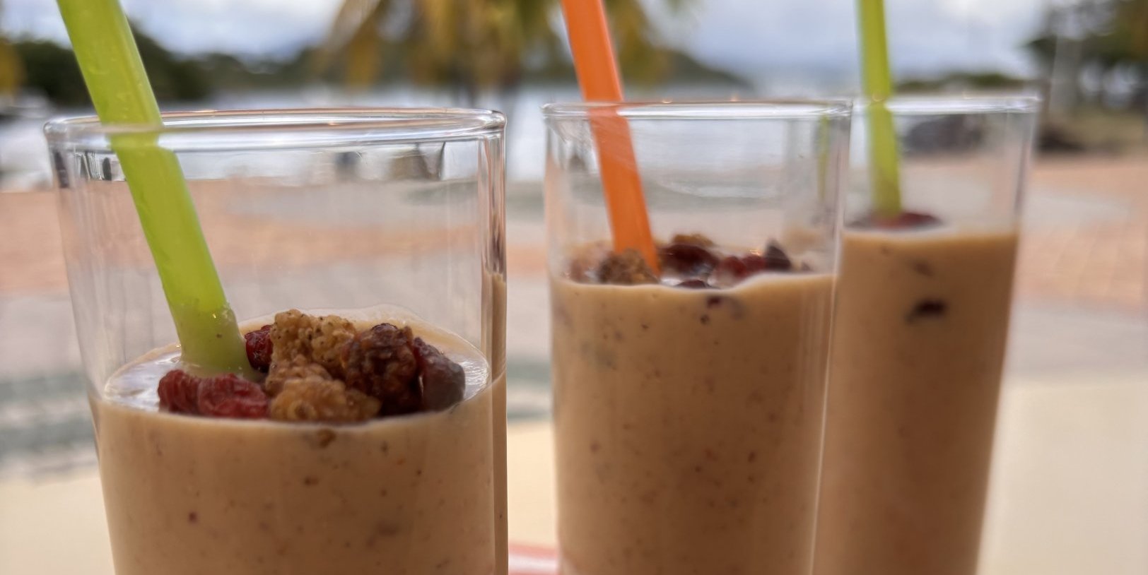 SMOOTHIE PROTEINÉ MANGUE ET BANANE