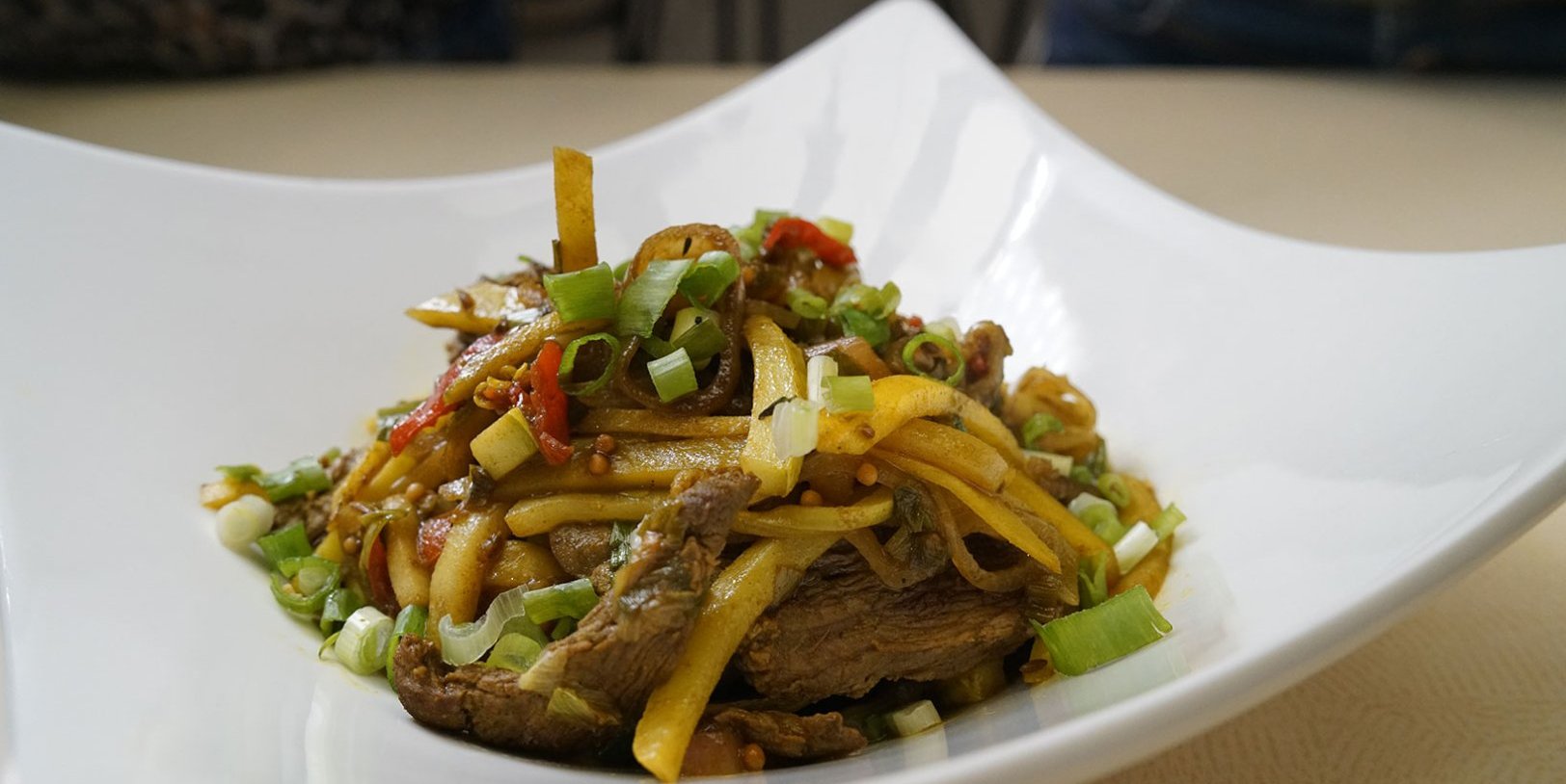 Filet de bœuf sauté à la créole